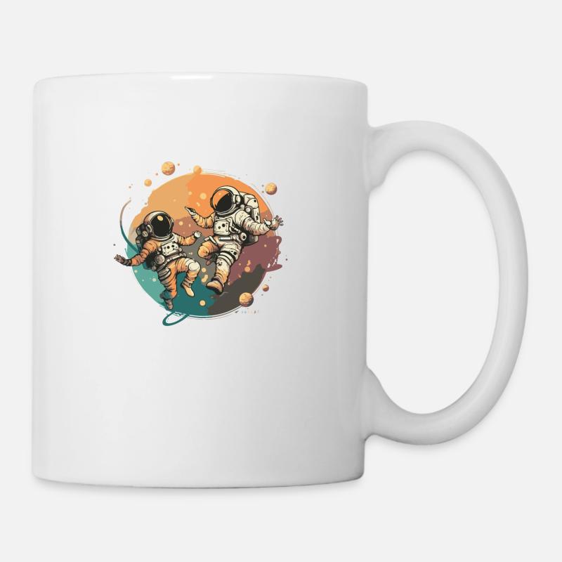 Astronauten - Tasse - Weiß