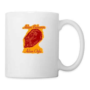 Aslan Babanın Aslan Oğlu - Tasse - Weiß - Rechts