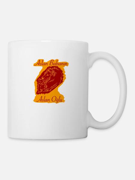 Aslan Babanın Aslan Oğlu - Tasse - Weiß