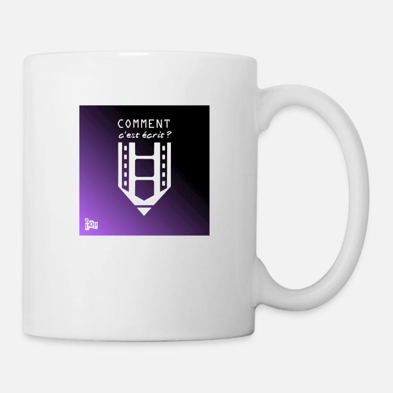 Comment c'est écrit - Rémi2D Podcast - Mug blanc - blanc