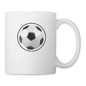 Fußball Football - Mug blanc - blanc - Droite