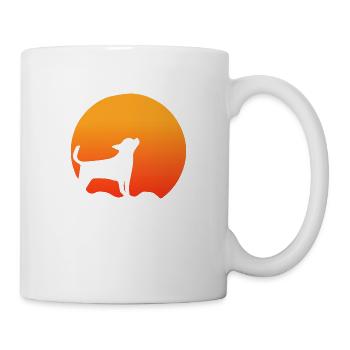 Hund Chien - Mug blanc - blanc - Droite