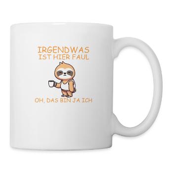 Kaffee - Tasse - Weiß - Rechts