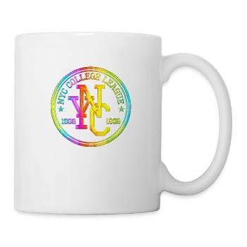Emblème du joueur de football américain de Fotball américain - Mug blanc - blanc - Droite