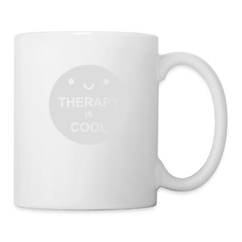 therapy is cool Quote - Mug - white - Right