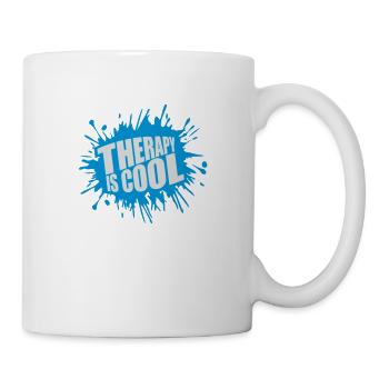 therapy is cool Quote - Mug - white - Right