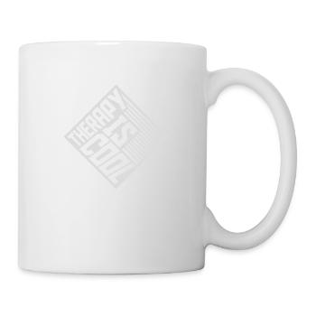therapy is cool Quote - Mug - white - Right