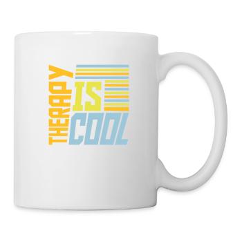 therapy is cool Quote - Mug - white - Right