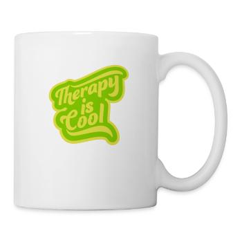 therapy is cool Quote - Mug - white - Right