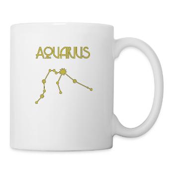 Aquarius Aquarius Starsign Gift - Mug - white - Right