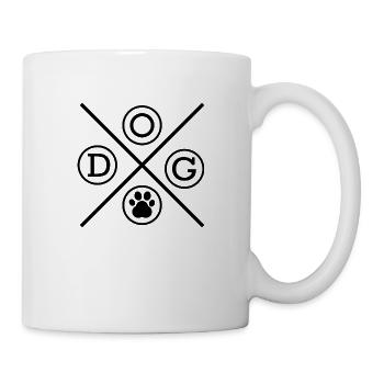 Hund Dog - Tasse - Weiß - Rechts