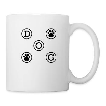 Hund Chien - Mug blanc - blanc - Droite