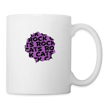 Fun Present Cute Business Cat Tshirts - Mug - white - Right