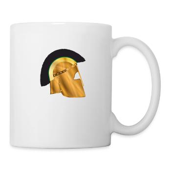 Römischer Gladiatorenhelm - Tasse - Weiß - Rechts