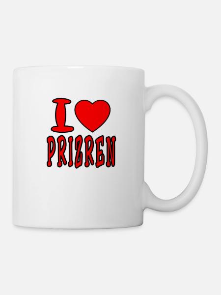 Prizren, Kosovo, Shiptar, Kosovar, Shiprija, Tiran - Tasse - Weiß