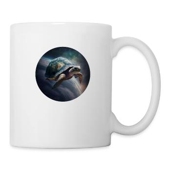Mother earth is slowly floating through universe - Mug - white - Right