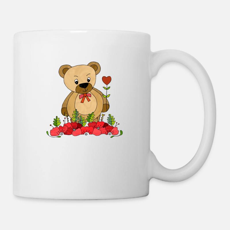 Teddybär - Tasse - Weiß