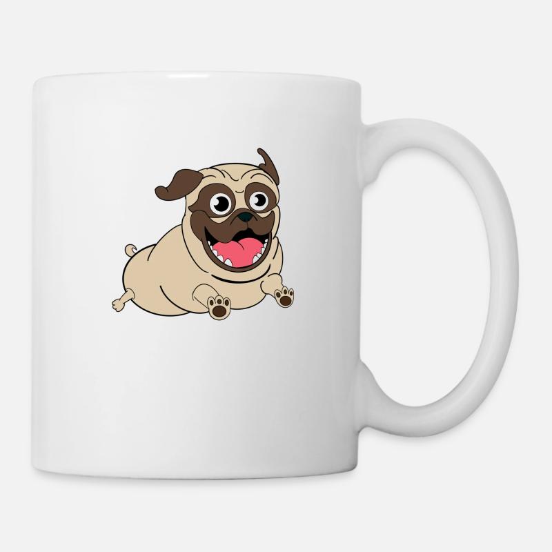 Nacho the Pug - Mug - white