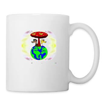 Planet of wolves - Mug blanc - blanc - Droite