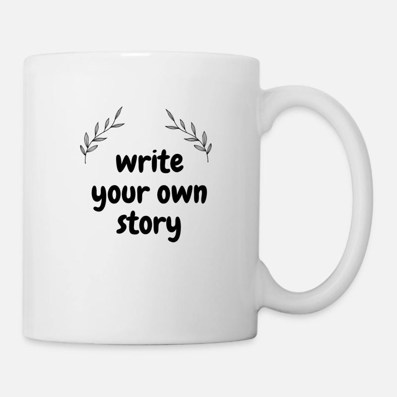 write your own story - Mug - white
