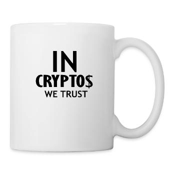 Crypto Bitcoin Trading - Tasse - Weiß - Rechts