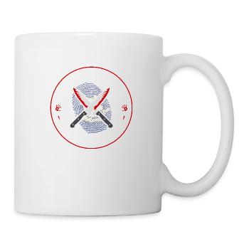 True Crime Club Connecticut, Murderino Murder Show - Tasse - Weiß - Rechts