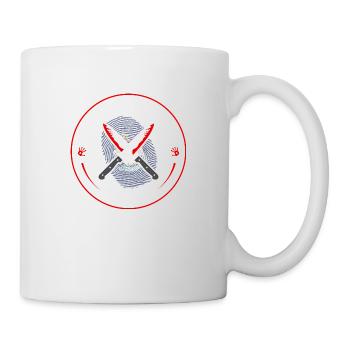 True Crime Club Maine, Murderino Murder Show - Mug - white - Right