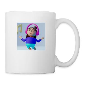 ILLUSTRATION MUSICALE AMUSANTE 2 - Mug blanc - blanc - Droite