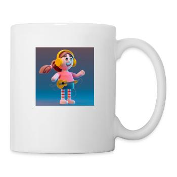 LUSTIGE MUSIK ILLUSTRATION 1 - Tasse - Weiß - Rechts