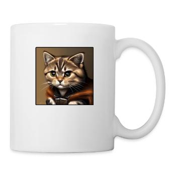 Coole Katze 2 - Tasse - Weiß - Rechts