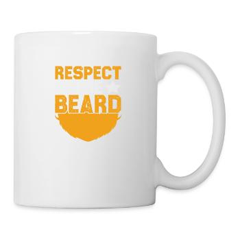 Respect the Beard - Tasse - Weiß - Rechts