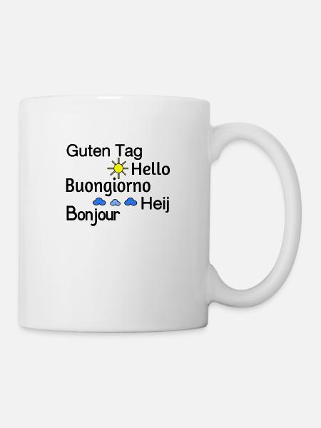 Guten Tag - Tasse - Weiß