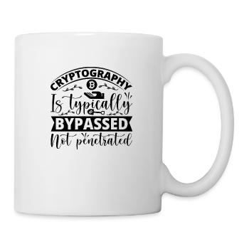Crypto Bitcoin - Tasse - Weiß - Rechts