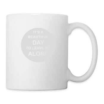leave me alone day - Mug - white - Right