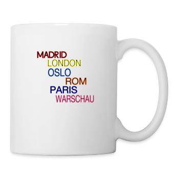 Villes - Mug blanc - blanc - Droite