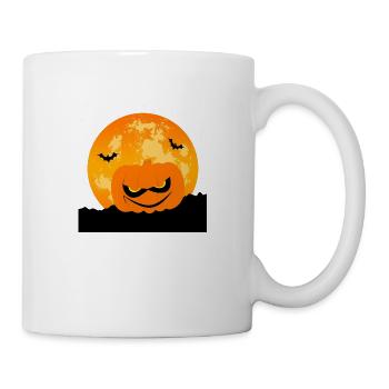 Creepy Pumpkin - Mug - white - Right