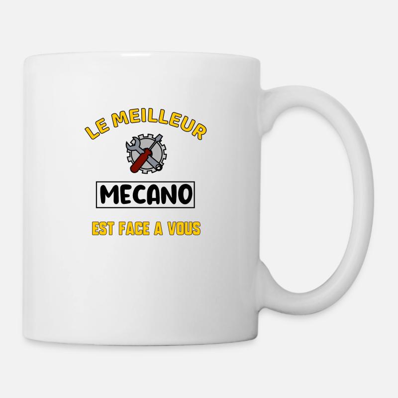 Le meilleur mecano - Mug blanc - blanc