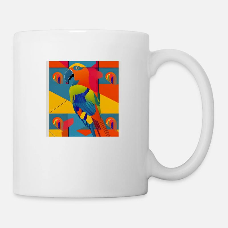 Parrot colorful - Mug - white