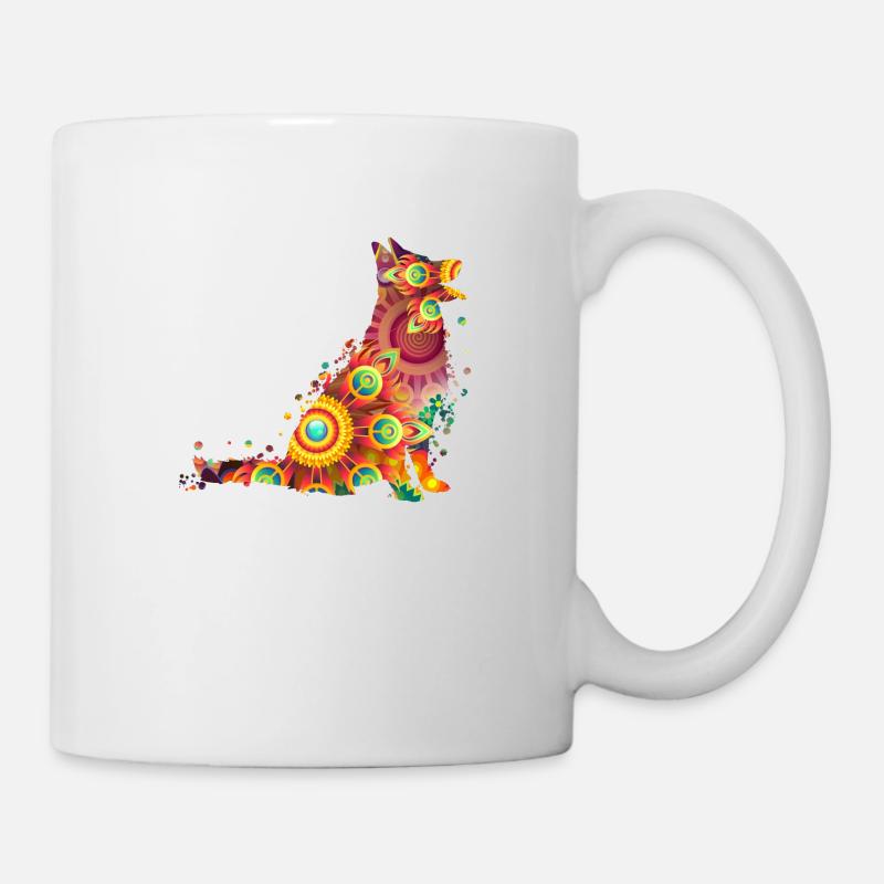 German Shepherd Deutscher Schäferhund - Tasse - Weiß