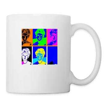 Dirty Diana - Warholstyle - Tasse - Weiß - Rechts