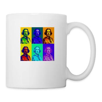 king Charles in Warhol style - Tasse - Weiß - Rechts