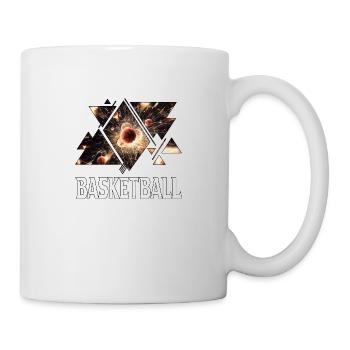 Basketball Ball Basketball Player Sport Triangle - Mug - white - Right