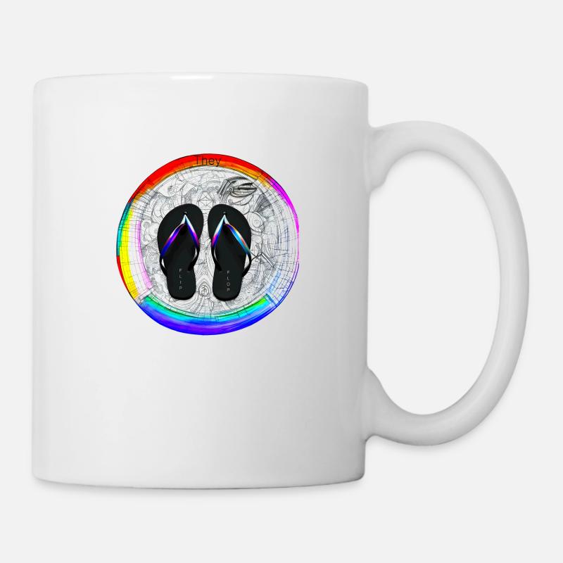 Ils volte-face, religieuse guerrière - Mug blanc - blanc