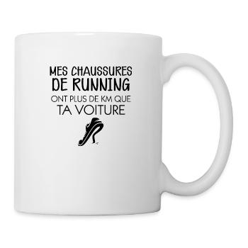 Mes chaussures de running Course A Pied - Mug blanc - blanc - Droite