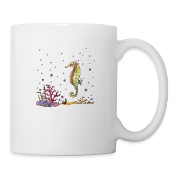 Hippocampe - Mug blanc - blanc - Droite