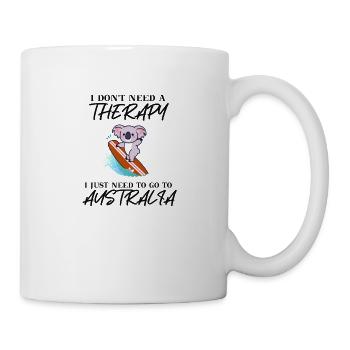 Australia cute koala funny surfing gift idea - Mug - white - Right