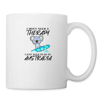 Australie Koala drôle cadeau idée surf doux - Mug blanc - blanc - Droite