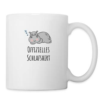 Offizielles Schlafshirt - Mug blanc - blanc - Droite