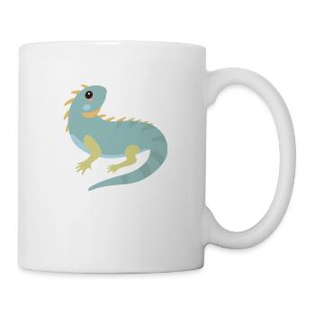 Blue Green Iguana - Mug - white - Right