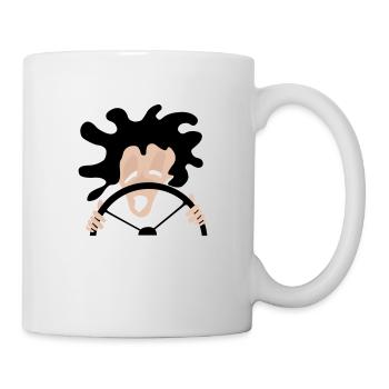 Fahrer - Tasse - Weiß - Rechts